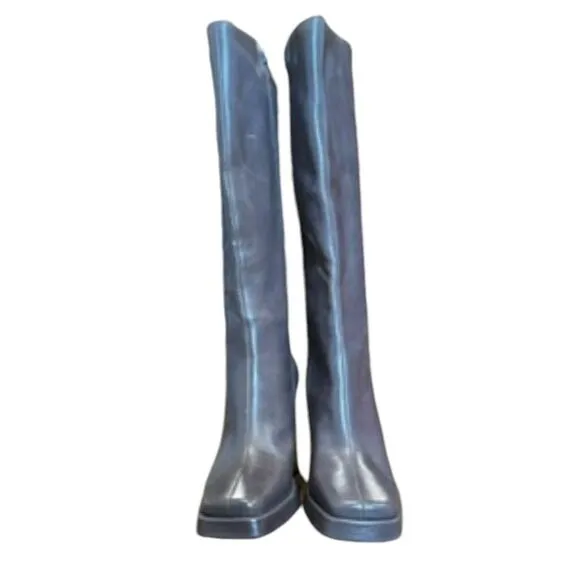 Revolve Jeffrey Campbell Maximal-2 Gray Knee High Boots