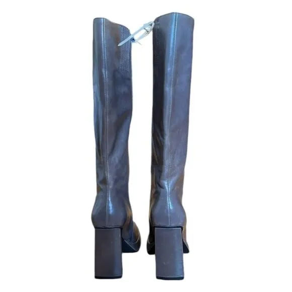 Revolve Jeffrey Campbell Maximal-2 Gray Knee High Boots