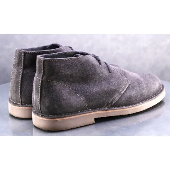 Robert Wayne Blake Men's Chukka Boots Size 11 Suede Gray