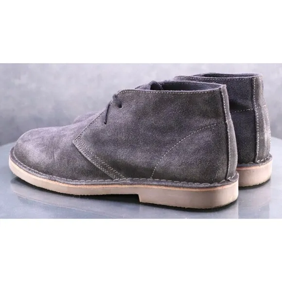 Robert Wayne Blake Men's Chukka Boots Size 11 Suede Gray