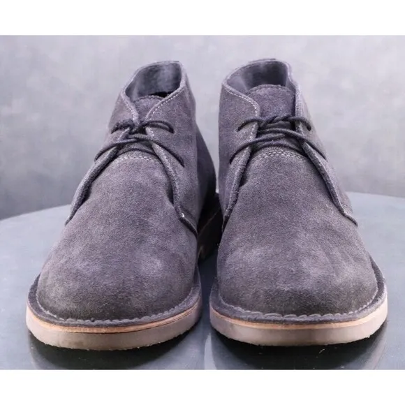 Robert Wayne Blake Men's Chukka Boots Size 11 Suede Gray