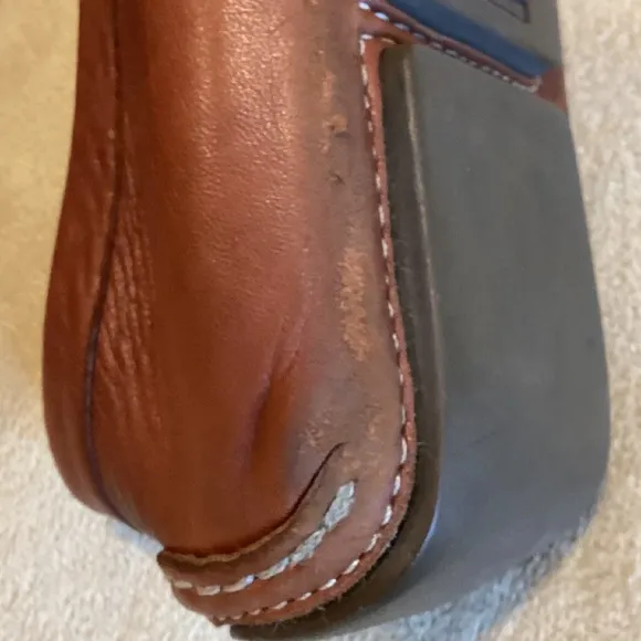 Robert Zur Brown Leather Driving Loafer Slip-On Shoes Amazonas Sz. 11.5 M