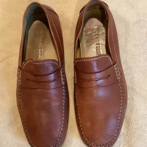 Robert Zur Brown Leather Driving Loafer Slip-On Shoes Amazonas Sz. 11.5 M