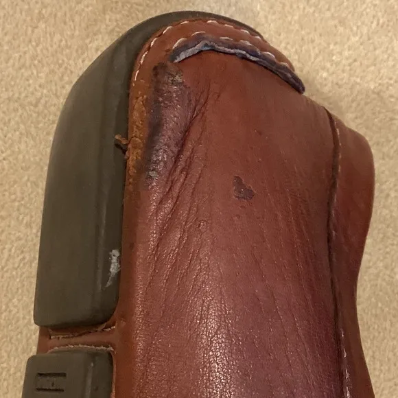 Robert Zur Brown Leather Driving Loafer Slip-On Shoes Amazonas Sz. 11.5 M