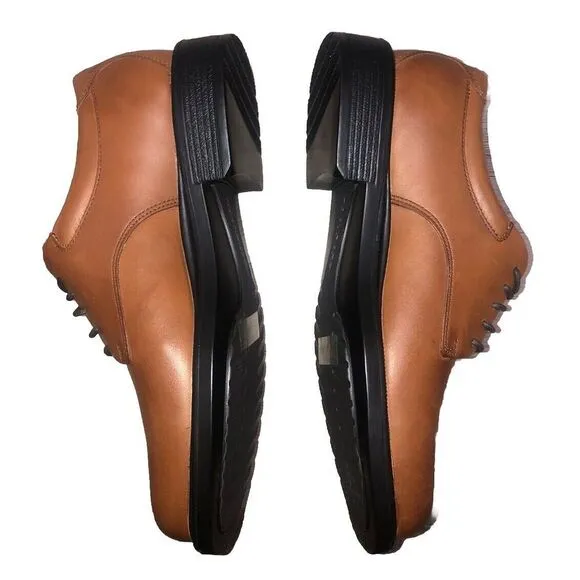 Rockport Men's 8.5 Margin Oxford Shoes New‎ Brown Leather NEW