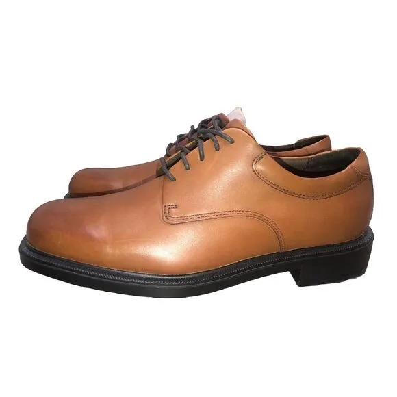 Rockport Men's 8.5 Margin Oxford Shoes New‎ Brown Leather NEW