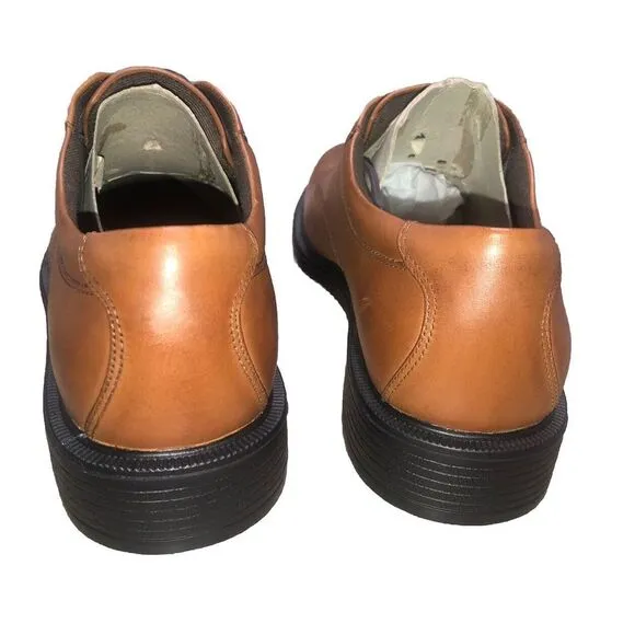 Rockport Men's 8.5 Margin Oxford Shoes New‎ Brown Leather NEW