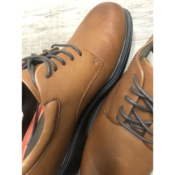 Rockport Men's 8.5 Margin Oxford Shoes New‎ Brown Leather NEW