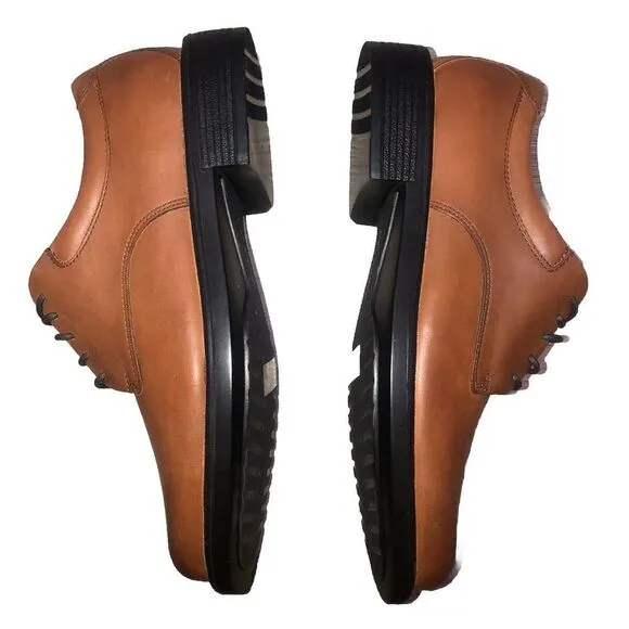 Rockport Men's 8.5 Margin Oxford Shoes New‎ Brown Leather NEW