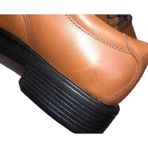 Rockport Men's 8.5 Margin Oxford Shoes New‎ Brown Leather NEW
