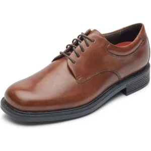 Rockport Men's 8.5 Margin Oxford Shoes New‎ Brown Leather NEW