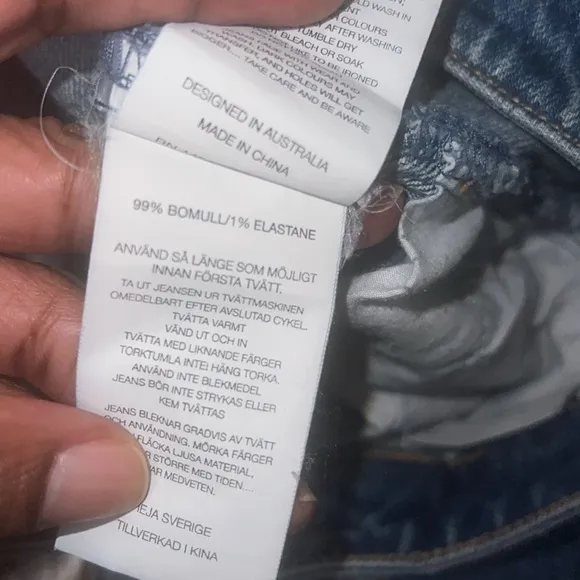 Rollas Slim Leg Jeans size 25