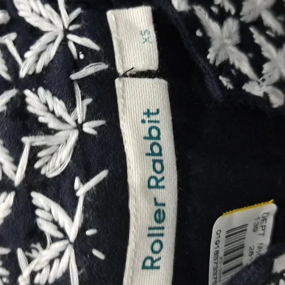 Roller Rabbit Faith Navy Embroidered Cotton Dress