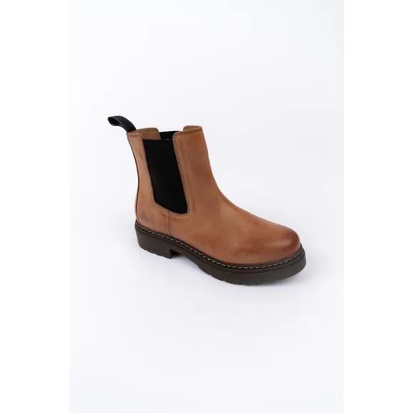 ROOLEE Flika Chelsea Brown Boot Women’s Size 39/8