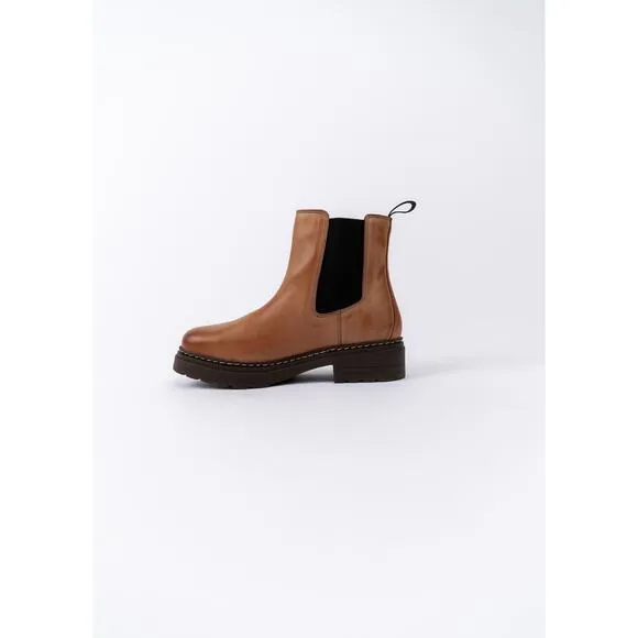 ROOLEE Flika Chelsea Brown Boot Women’s Size 39/8