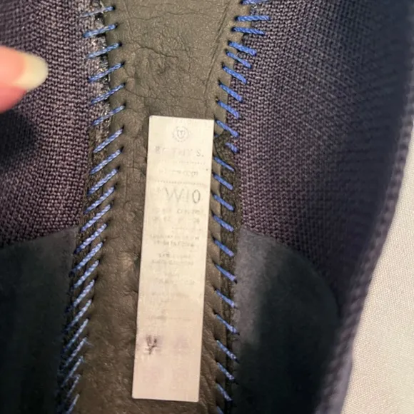 Rothy’s Navy Blue The Flat Slip-on Ballet Shoes Sz 10