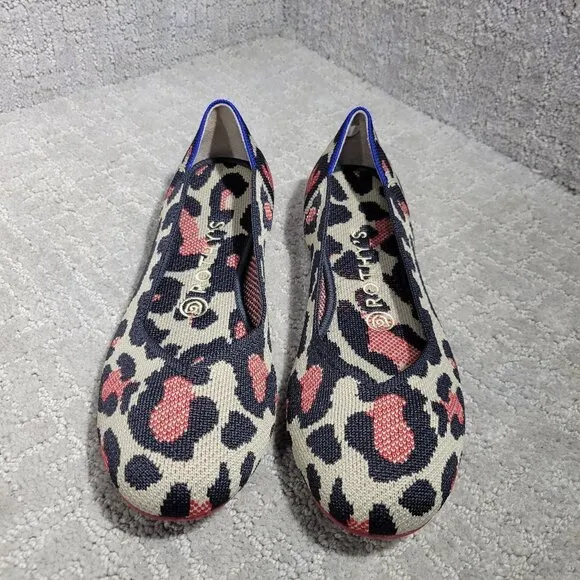 Rothys The Flat Women's Size 8 US Red Cat Retired Round Toe Slip on Shoes