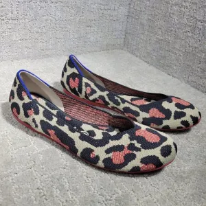 Rothys The Flat Women's Size 8 US Red Cat Retired Round Toe Slip on Shoes
