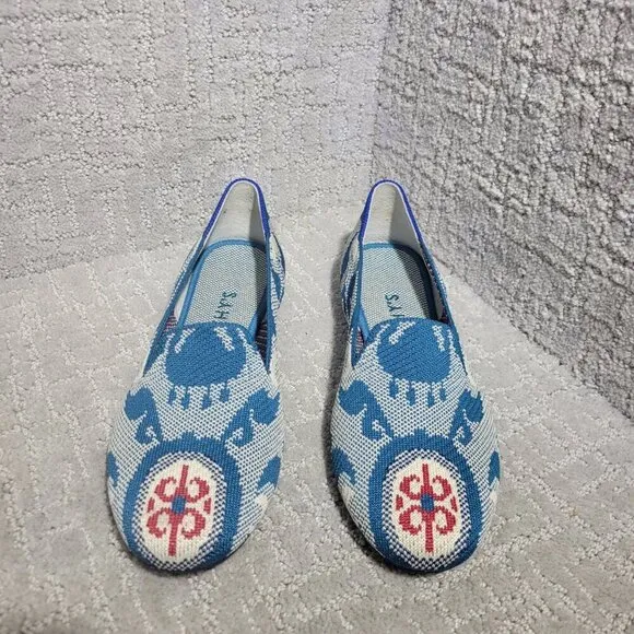 Rothys The Loafer Womens Size 8 US Moroccan Teal Round Toe Slip on Shoes Retired