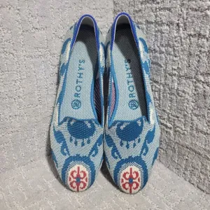 Rothys The Loafer Womens Size 8 US Moroccan Teal Round Toe Slip on Shoes Retired