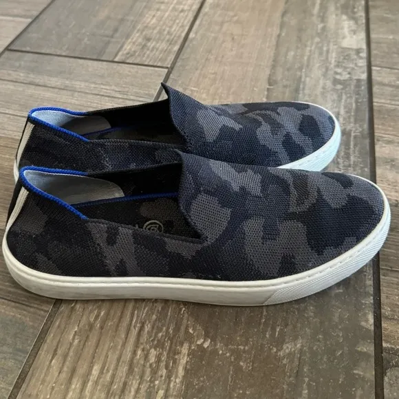 Rothy's The Original Slip On Sneaker in Grey Camo size 8.5