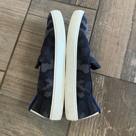 Rothy's The Original Slip On Sneaker in Grey Camo size 8.5