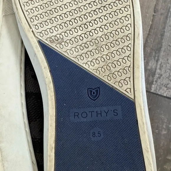 Rothy's The Original Slip On Sneaker in Grey Camo size 8.5