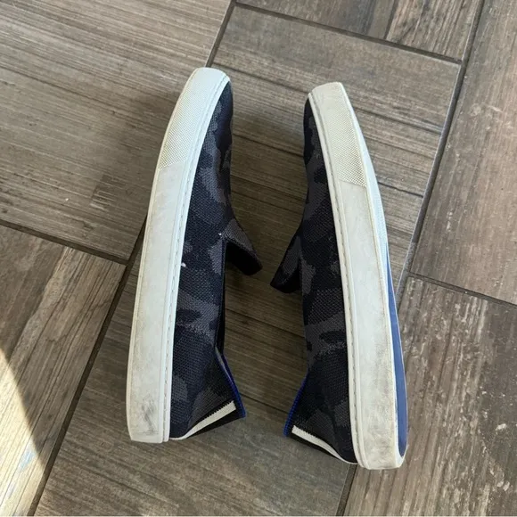 Rothy's The Original Slip On Sneaker in Grey Camo size 8.5
