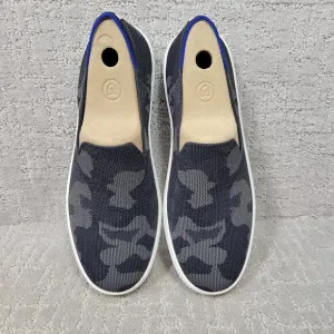 Rothy's The Sneaker Women's Size 9 US Gray Camo Textile Slip On Shoes