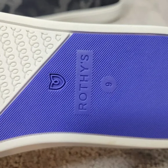 Rothy's The Sneaker Women's Size 9 US Gray Camo Textile Slip On Shoes