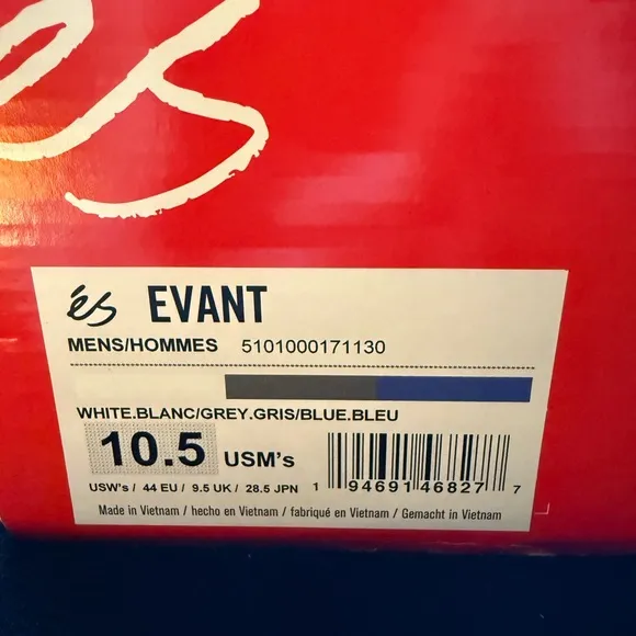 és Evant Tom Asta skate shoes 10.5 men’s