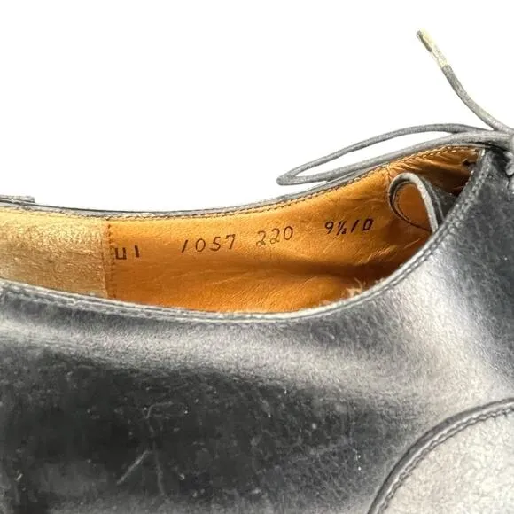 Salvatore Ferragamo Men's Leather Derby Shoes Size 9.5 MSRP $795
