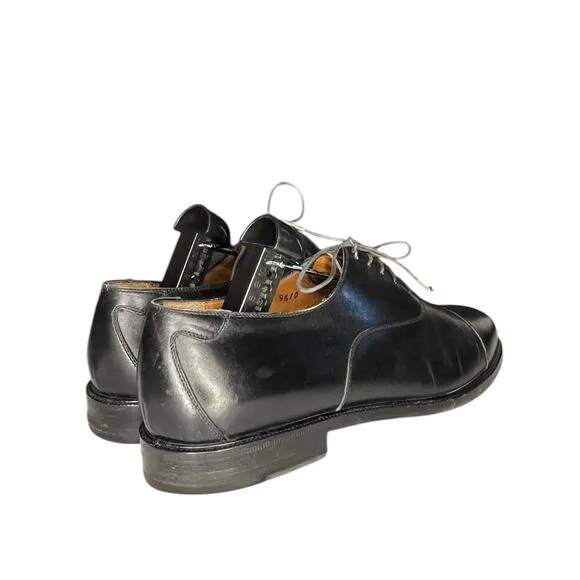 Salvatore Ferragamo Men's Leather Derby Shoes Size 9.5 MSRP $795