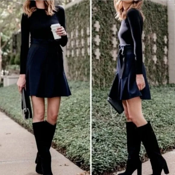 Sam Edelman Caprise Gray Suede Pull On Heeled Knee High Boots Size 8.5M