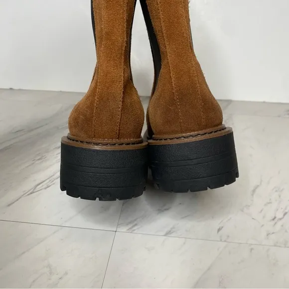 Sam Edelman Laguna Brown Suede Chelsea Boot 5 1/2 M