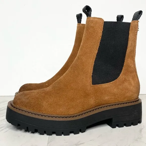 Sam Edelman Laguna Brown Suede Chelsea Boot 5 1/2 M