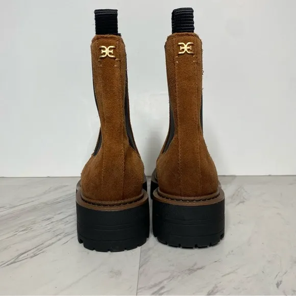 Sam Edelman Laguna Brown Suede Chelsea Boot 5 1/2 M