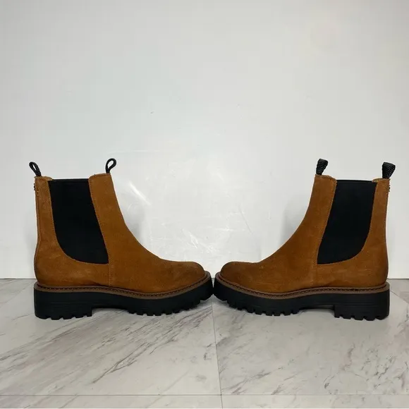 Sam Edelman Laguna Brown Suede Chelsea Boot 5 1/2 M