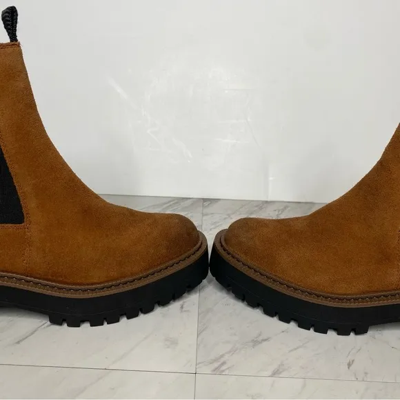 Sam Edelman Laguna Brown Suede Chelsea Boot 5 1/2 M