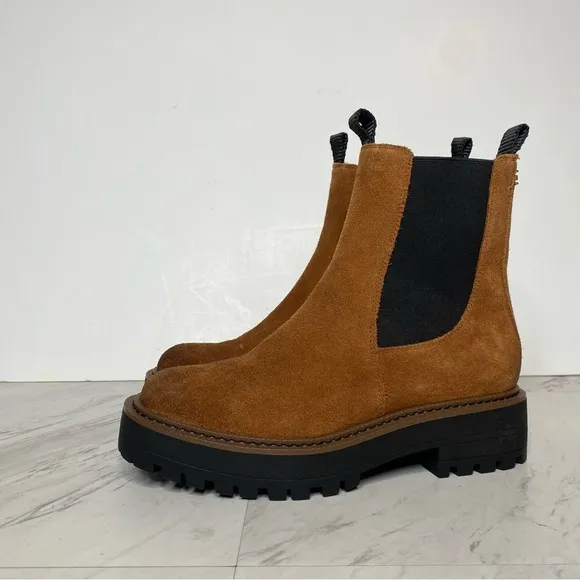 Sam Edelman Laguna Brown Suede Chelsea Boot 5 1/2 M