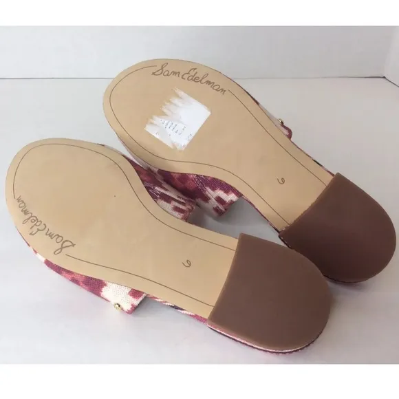 Sam Edelman Mule Sandals Slides Slip On Flats Sz 6