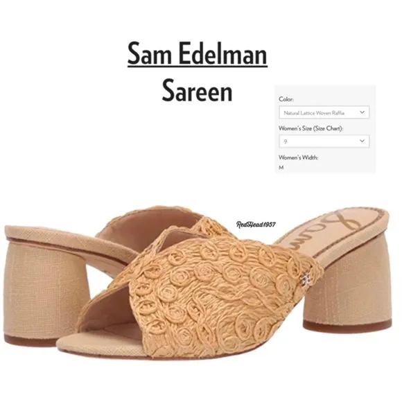 Sam Edelman Sareen Swirl Woven Raffia Sandals Sz 9 SO GORGEOUS!!! NIB! Sz 9 👡