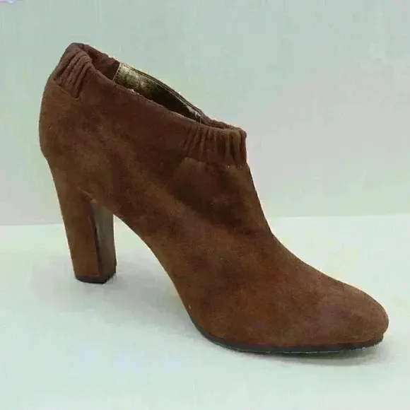 Sam Edelman Simone Women's Brown Suede Leather Ankle Boots  Size US 9.5