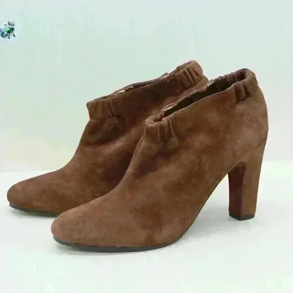 Sam Edelman Simone Women's Brown Suede Leather Ankle Boots  Size US 9.5