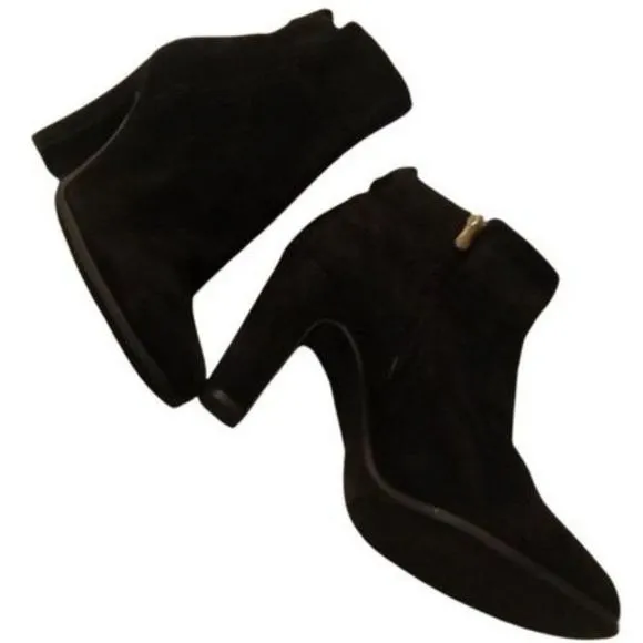 Sam Edelman Women's Sianna Suede Leather Boots Black Size 8
