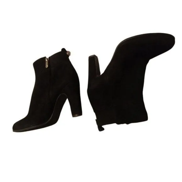 Sam Edelman Women's Sianna Suede Leather Boots Black Size 8