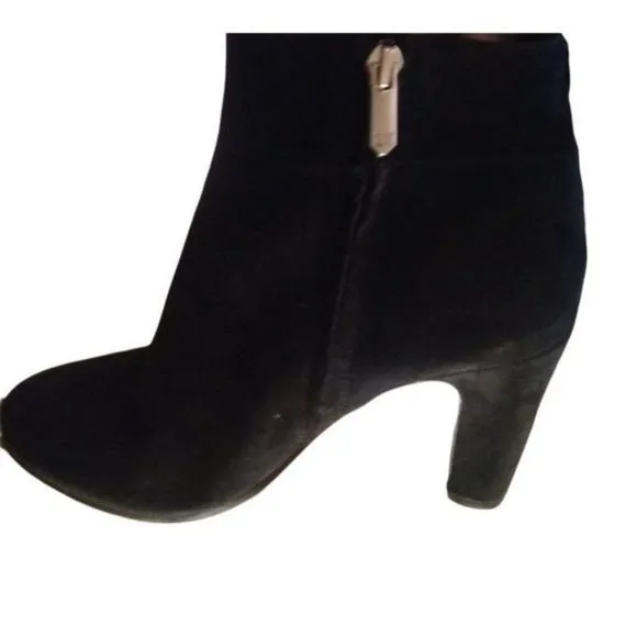 Sam Edelman Women's Sianna Suede Leather Boots Black Size 8