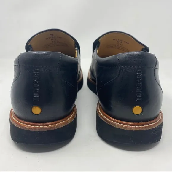 Samual Hubbard Black loafer shoes, size 9