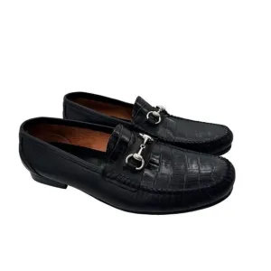 Sandro moscoloni crocodile, leather shoes size 13