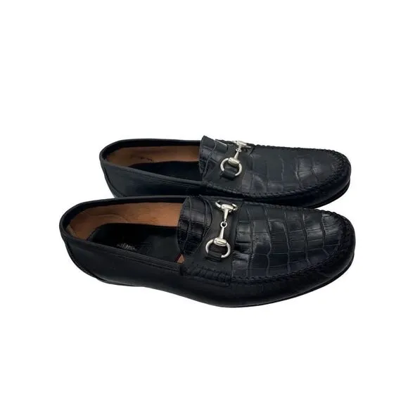Sandro moscoloni crocodile, leather shoes size 13